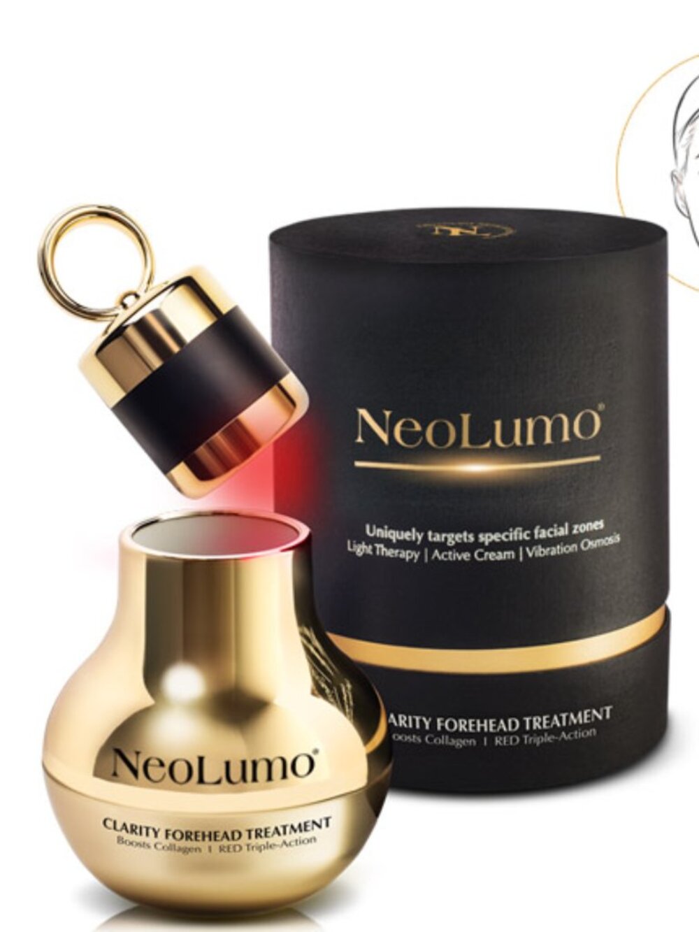 NEOLUMO ObeyYourBody CLARITY FOREHEAD TREATMENT-BOOST COLLAGEN-RED TRIPLE ACTION